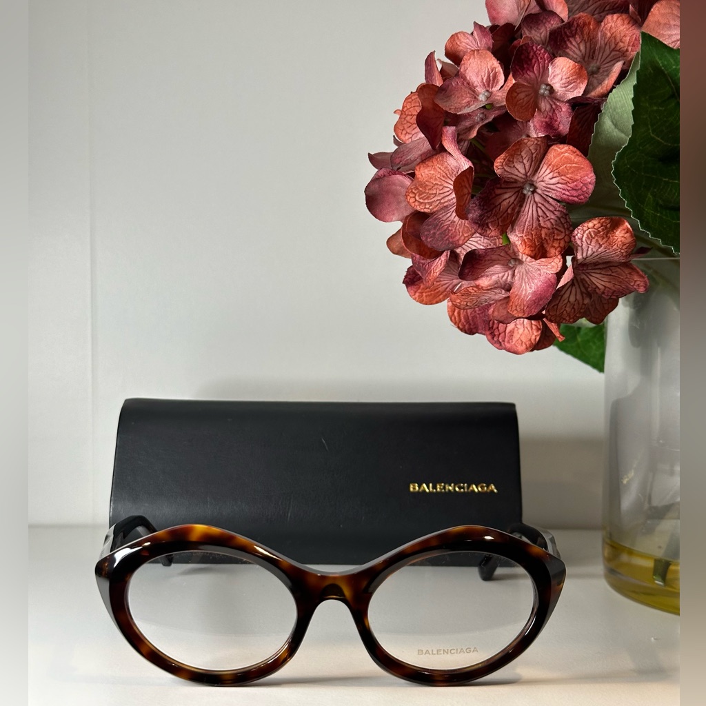 Balenciaga Tortoiseshell Glasses